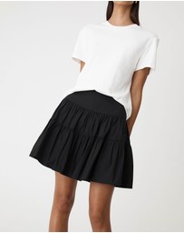 Forcast - Montana Tiered Mini Skirt