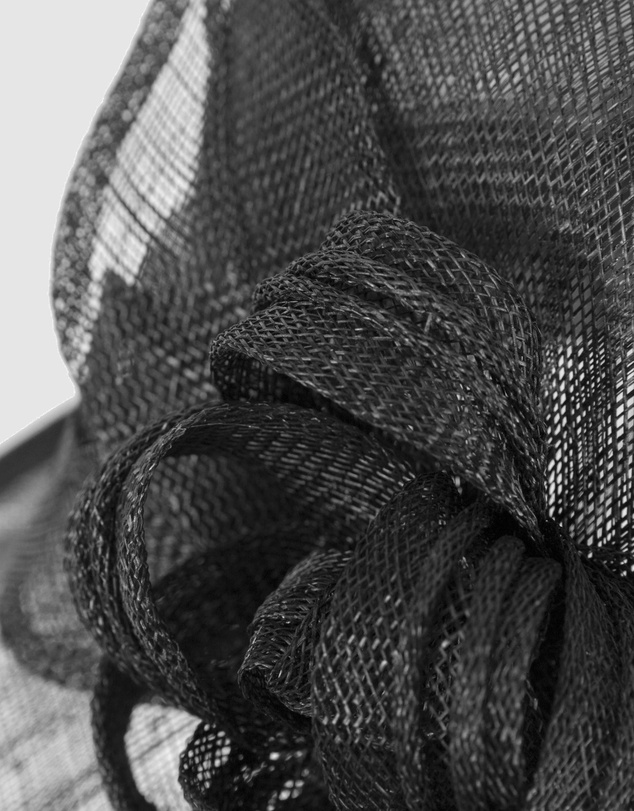 Max Alexander - Sinamay Black Fashion Hat