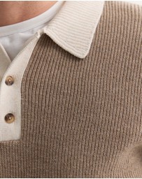 Oxford - Sam Contrast Collar Knit