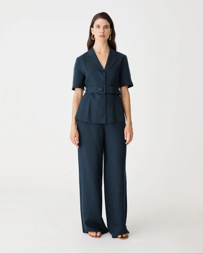 Forcast - Phoebe Linen Lyocell Blazer