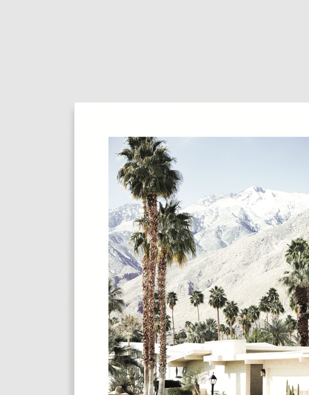 Olive et Oriel - Palm Springs House Art Print