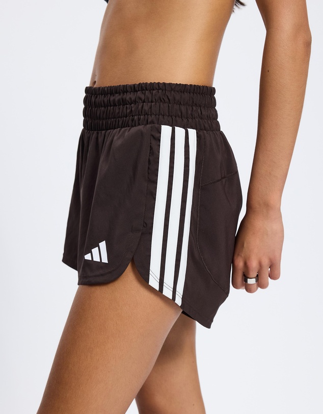 adidas Performance - Pacer Workout Woven High Rise 3 Inch Shorts