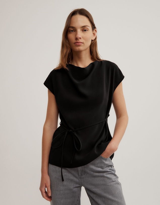 Witchery - Cowl Tie Belt Top