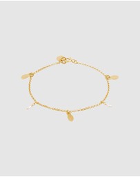 Alana Maria - Hatti Freshwater Pearl Bracelet - Gold