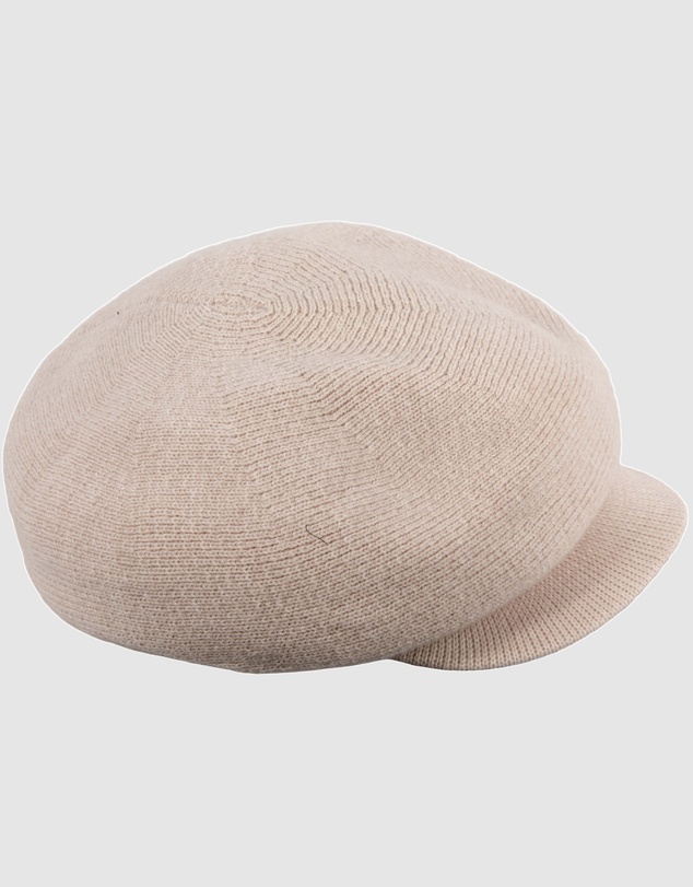 Max Alexander - European Made Beige Wool Beret Cap