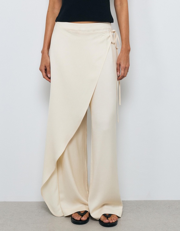 AERE - Margot Wrap Summer Suiting