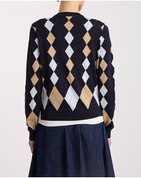 David Lawrence - Huntley Cotton Argyle Cardigan