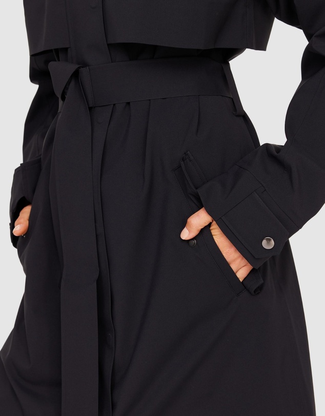 The Upside - James Hooded Trench Coat