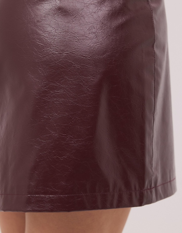 Calli - Nicholas Faux Leather Mini Skirt