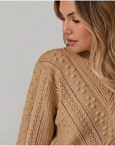 Esther & Co - Rheane Knit - Tan
