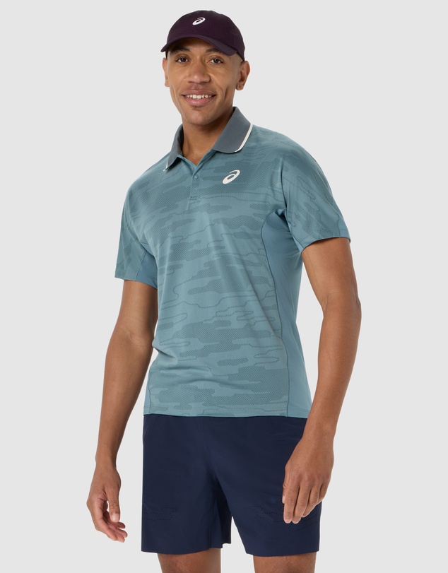 ASICS - Match Jacquard Polo Short Sleeved Top - Men's