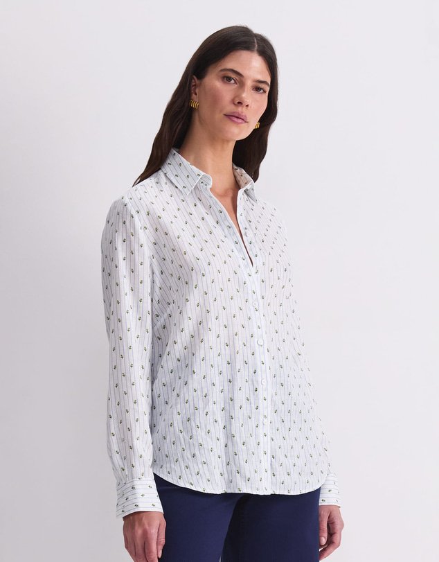 Sportscraft - Hampton Stripe Linen Shirt