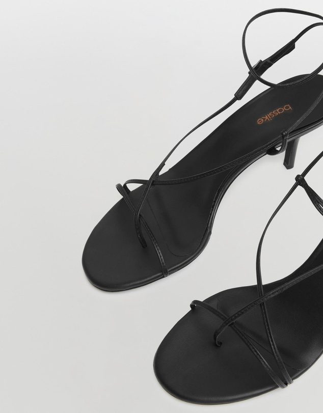 Bassike - fine strap heel