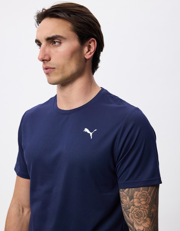 Puma - Train All Day Essentials Solid Cat Tee (LC Small Cat)