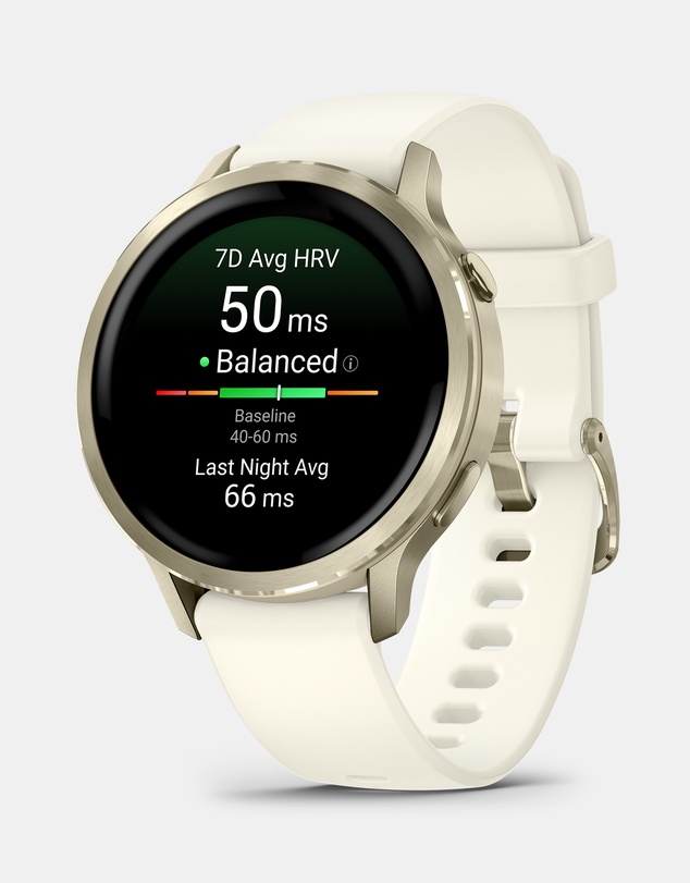 Garmin - Venu 4, 41mm, Lunar Silicone Band