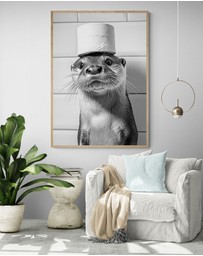 Inka Arthouse - Whimsical Otter Art Print