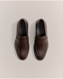 Trenery - Umber Saddle Loafer in Espresso
