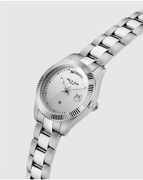 rag & bone - Rag & Bone Lex Silver-Tone Analogue Watch