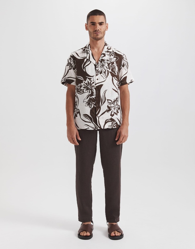 SABA - Salazar Short Sleeve Resort Print Shirt
