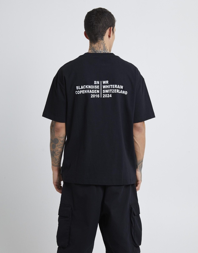 Black Noise White Rain - Tour Shorts Sleeve T-Shirt