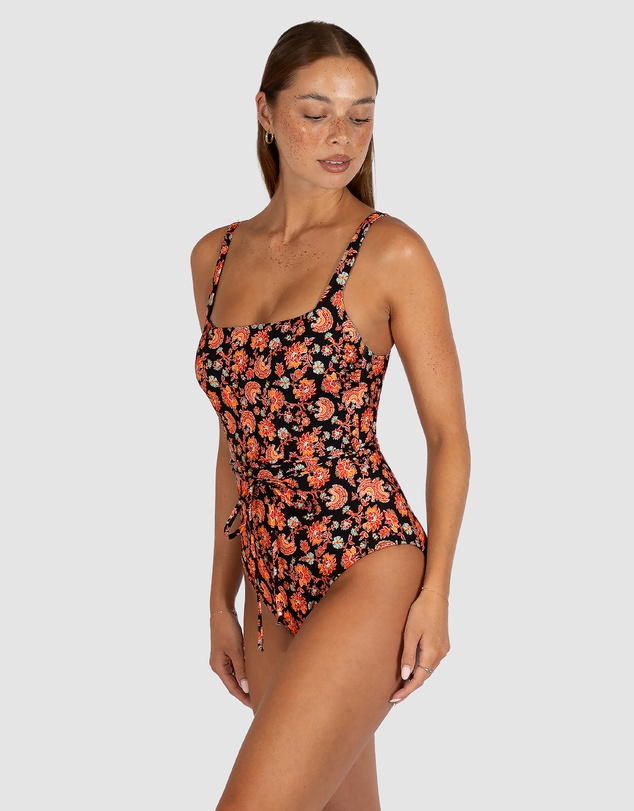 Baku Swimwear - Flamenco Square Neck One Piece Swimsuit