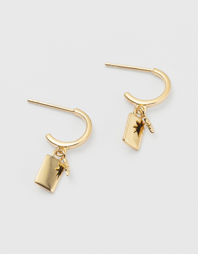 Kirstin Ash - Guiding Star Hoops