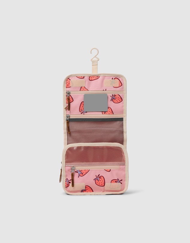 Crywolf - HANGING TOILETRY BAG Strawberry Splash