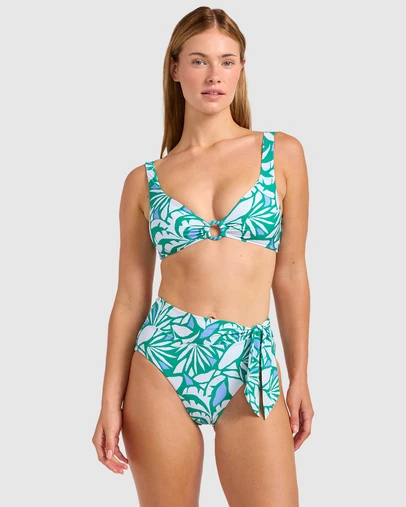 Seafolly - Retro Reef Ring Front Tank Bikini Top