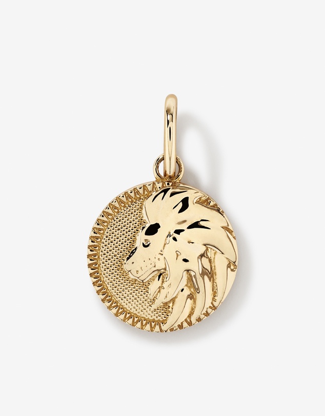 Michael Hill - Diamond Accent Leo Zodiac Pendant in 10kt Yellow Gold