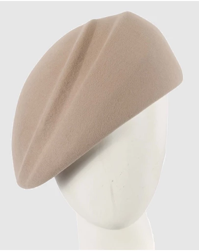 Max Alexander - Winter Beige Felt Designer Hat
