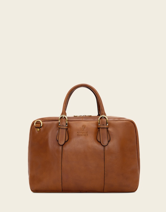 Republic of Florence - The Madrid Matt Tan Briefcase