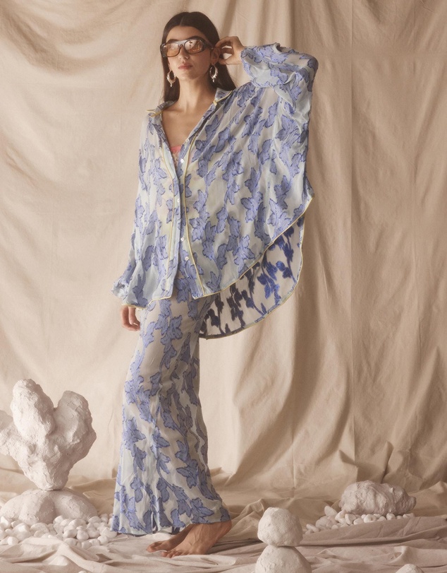KINGA CSILLA - Verde Chalm Shirt