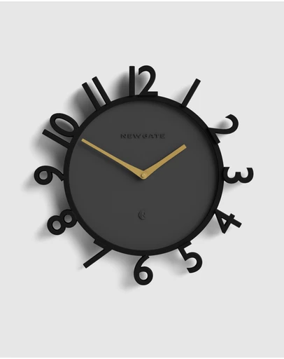 Newgate - Newgate Monorail Wall Clock-Black