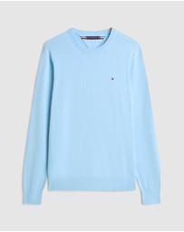 Tommy Hilfiger - Flag Embroidery Crew Neck Jumper