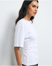 AERE - Mara Gathered Waist Top