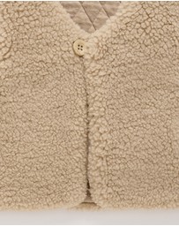 Purebaby - Shearling Reversible Vest -Kids-Babies