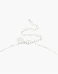 Lovisa - Waterproof Stainless Steel Large Bubble Letter E Necklace