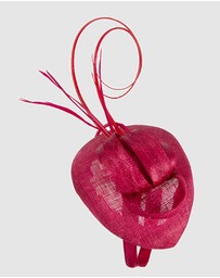 Max Alexander - Pillbox Red Racing Fascinator