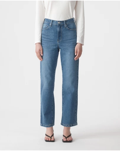 Outland Denim - Zoe High Straight Jean 28