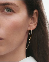 Georg Jensen - Mercy Long Earrings Gold