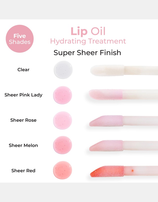 MCoBeauty - Lip Oil Hydrating Treatment - Sheer Rose