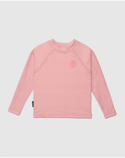Crywolf - LONG SLEEVE RASH VEST Pink