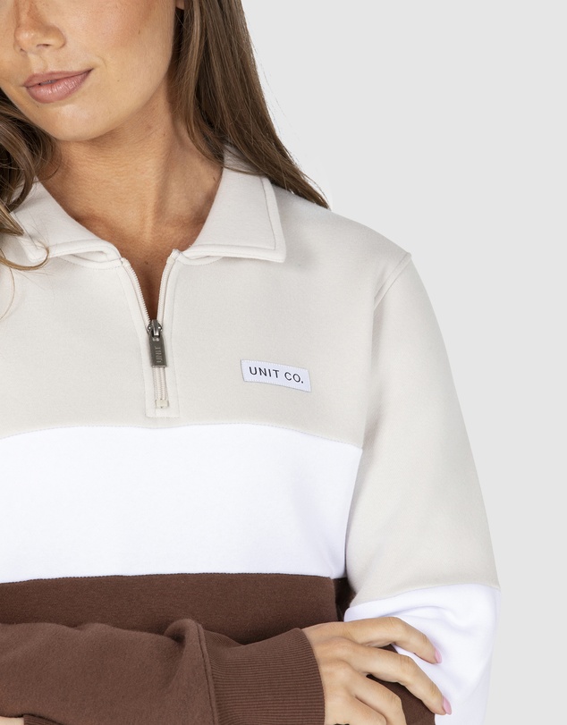 UNIT - UNIT Ladies Coco Half Zip Sweater