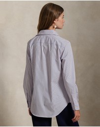 Polo Ralph Lauren - Stretch Slim Fit Striped Poplin Shirt