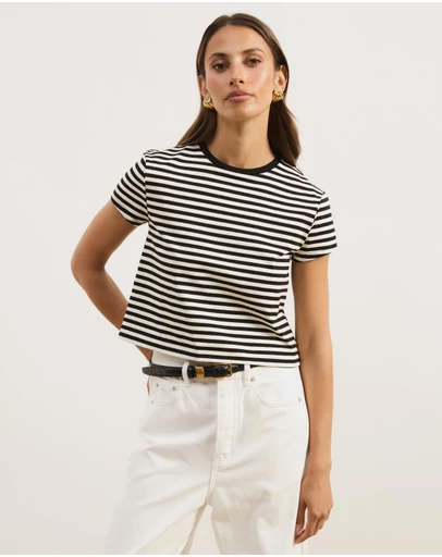 Atmos&Here - Stripe Baby Tee