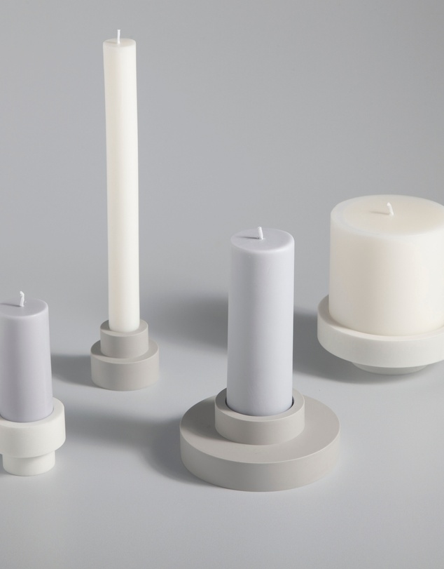 porter green - flipp sml silicone unbreakable candle holder set