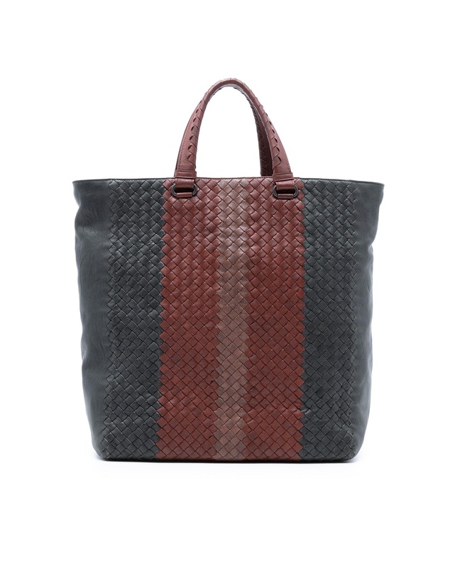 Pre-Loved by Azura Reborn - Pre-Loved Tricolor Nappa Intrecciato Convertible Tote
