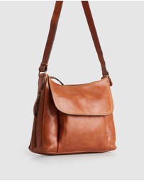 Evity - Maya Leather Large Crossbody Bag