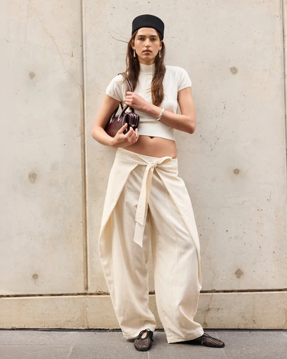 Minima Esenciales - Ives Wrap Draped Pants