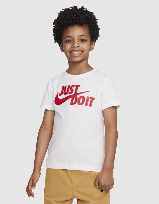 Nike - Split Swoosh Logo Tee - Kids